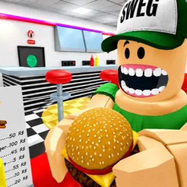 Thumbnail for BURGER SHOP ESCAPE! (Obby) Game