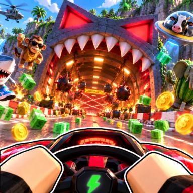 Thumbnail for 🧠 GET BRAINROTS WITH GOKARTS!🏎️ Game