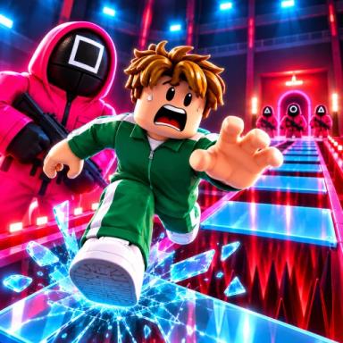Thumbnail for 99% Fail Glass Bridge Obby Game