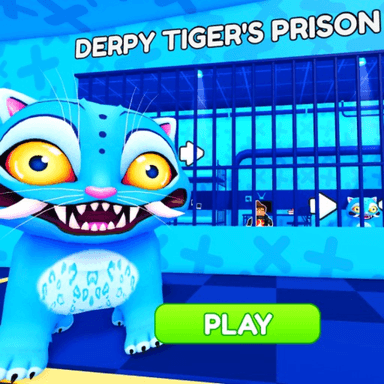 Thumbnail for 🎤 DERPY TIGER'S PRISON RUN! (Obby) Game