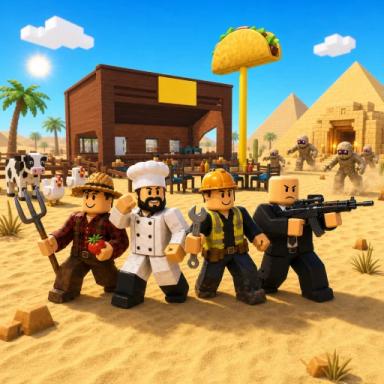 Thumbnail for 🌵Chunky Town Game