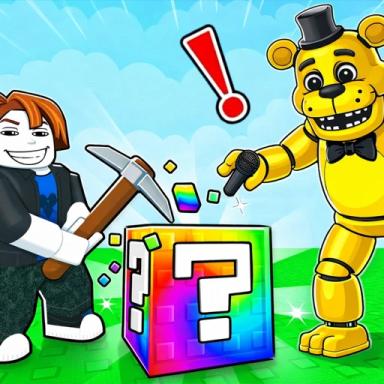 Thumbnail for Break a Lucky Block for FNAF! Game