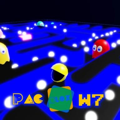 Thumbnail for 🇬🇧 PacBlox_W7 - Pac-Man on Roblox Game