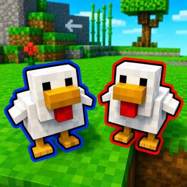 Thumbnail for Chickens! 🐔 [2 Player Obby] Game