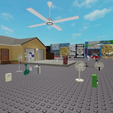 ceiling fan and destruction the house and land wal icon