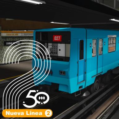 Thumbnail for New Line 2 Santiago Metro - ROBLOX [BETA] Game