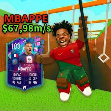 [MBAPPE] Swing Obby for Soccer Cards! icon