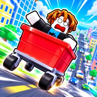 Thumbnail for [🎃] Drive a Cart Downhill! Game