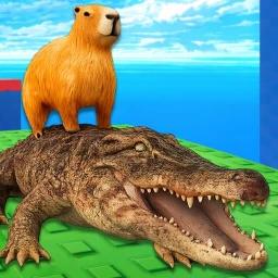 Capybara & Crocodile! [2player Obby]  icon