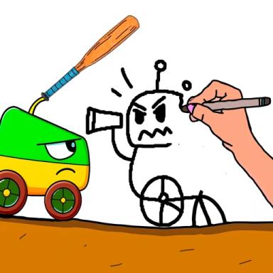 Thumbnail for Draw Robots to Battle Game