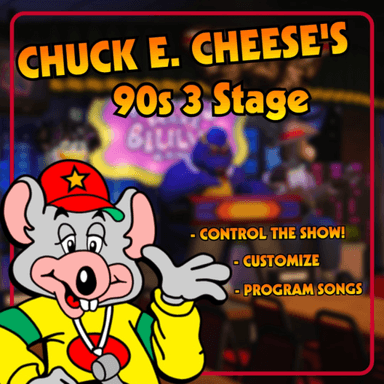 Control a 90s Chuck E Cheese 3-Stage icon