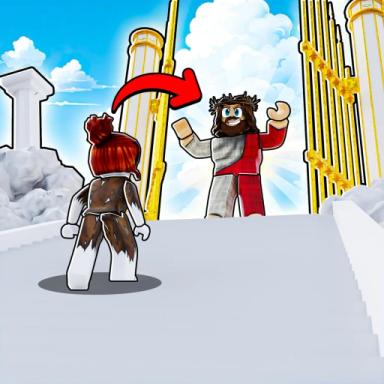 Thumbnail for Climb 1000 Stairs to Heaven Obby Game