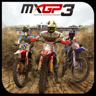 Motor cross racing icon