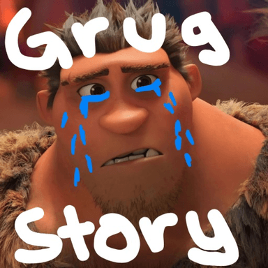 grug sad story cry icon