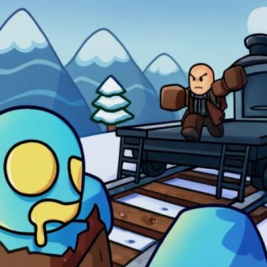Thumbnail for Snowy Rails ❄️ [NEW BOSS!] Game