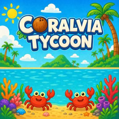 Thumbnail for Coralvia Tycoon 🏝️ Game