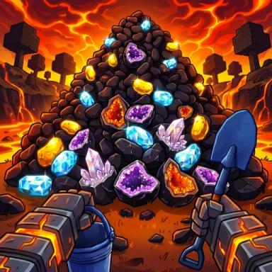 Thumbnail for [🎃] Crack THE Geode! Game