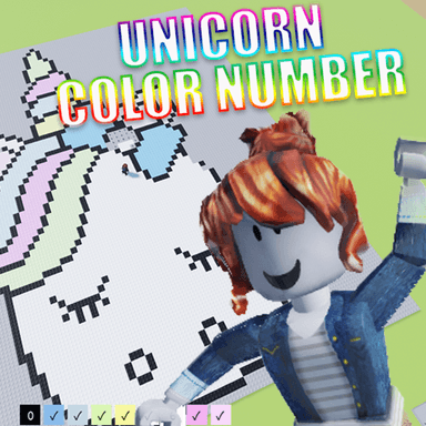 Unicorn Color Number: Pixel Art Paint by Numbers icon
