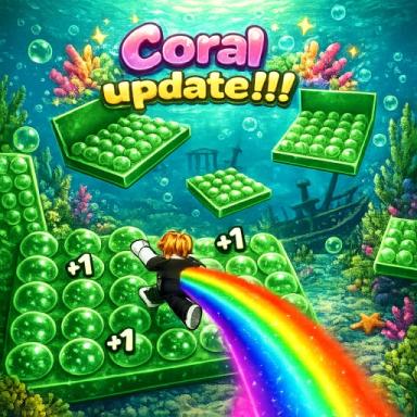 Thumbnail for [CORAL REEF!] +1 Speed Ocean Escape | ASMR & Obby! Game