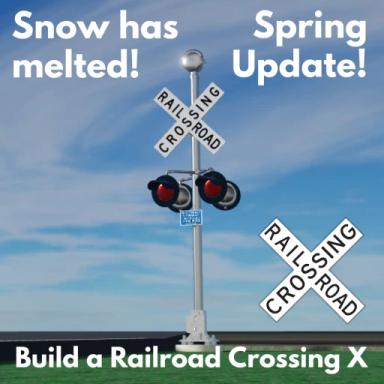 (SPRING UPD) Build a Railroad Crossing X icon
