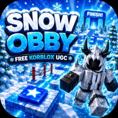 Thumbnail for ❄️ Snow Obby ❄️ | 🎁 FREE Korblox UGC 🎁 Game