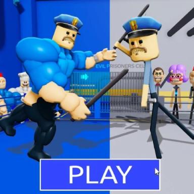 Thumbnail for STRONG VS WEAK POLICE PRISON RUN! (Obby) Game