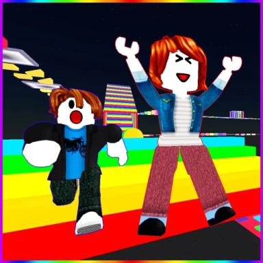 Thumbnail for 🌈 Rainbow Galaxy Obby ✨ Game