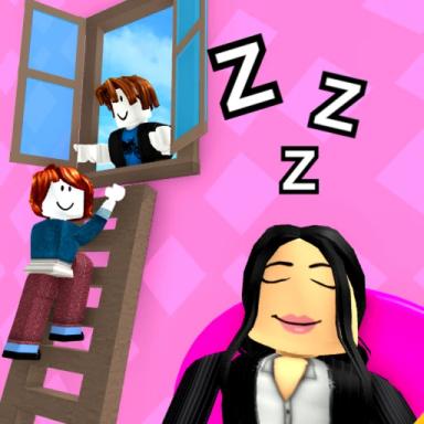 Thumbnail for TEAM EVIL TEACHER ESCAPE (TEAMWORK OBBY) Game
