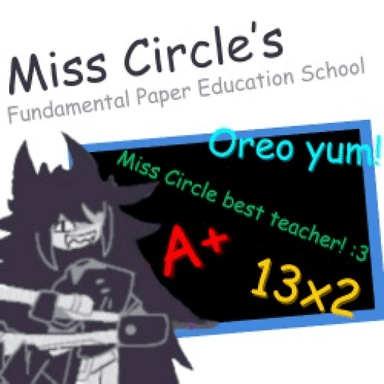 Miss Circle's Fundamental Paper Education School icon
