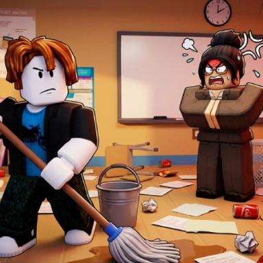 Thumbnail for Clean the School! Game