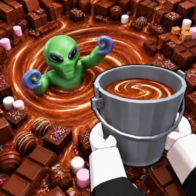 Thumbnail for [👽] Drain A Chocolate Volcano [New Code] Game