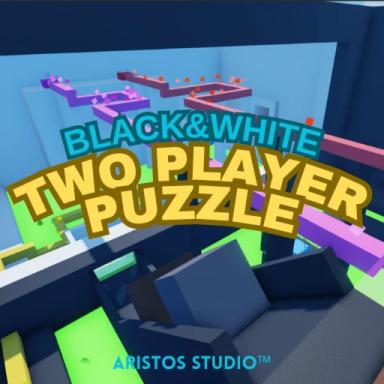Two Player Puzzle┃Black&White icon