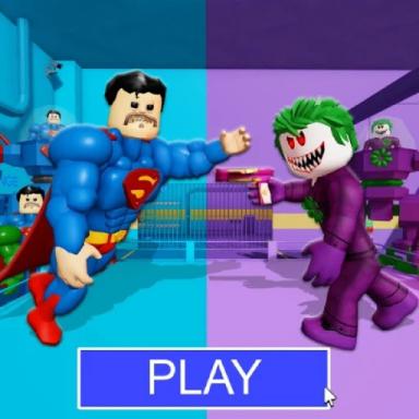 Thumbnail for SUPERHERO VS VILLAIN PRISON RUN! (Obby) Game