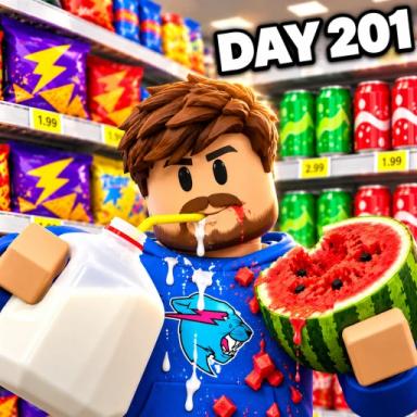 Thumbnail for  EAT THE WHOLE SUPERMARKET TO WIN 1 $MILLION!  🛒 Game