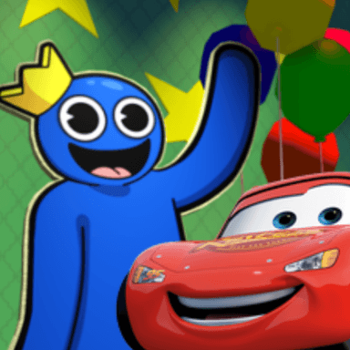 Thumbnail for Lightning McQueen survival Rainbow Friends 3 Game