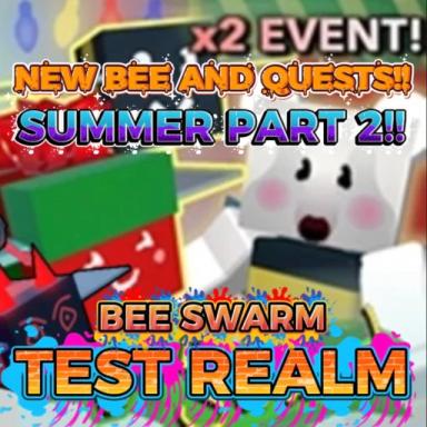 Thumbnail for SUMMER PART 2!!! Bee Swarm Simulator Test Realm! Game