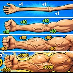 [💪] +1 Strength Per Step! icon