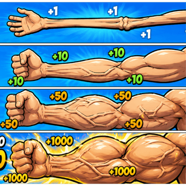 [💪] +1 Strength Per Step! icon