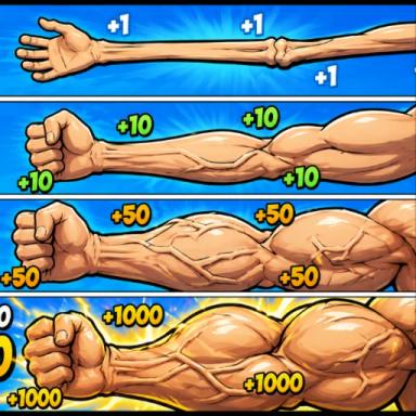 Thumbnail for [💪] +1 Strength Per Step! Game
