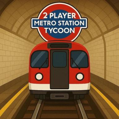 Thumbnail for 2 Player Metro Train Station Tycoon Game