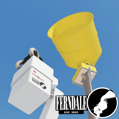 Ferndale County, Oklahoma siren map icon