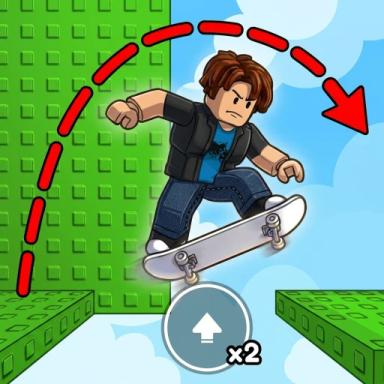Thumbnail for +1 Double Jump Skate Escape  Game