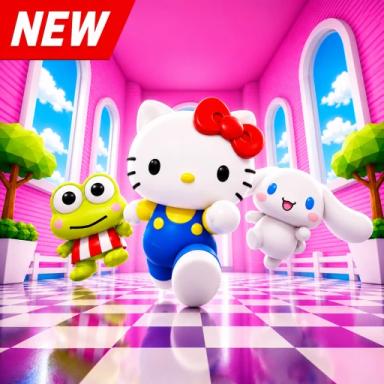 Thumbnail for ¡Escapa de la fabrica Hello Kitty Obby! Game