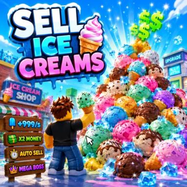 Thumbnail for  [2X💰] SELL ICE CREAM & GET RICH ! Game