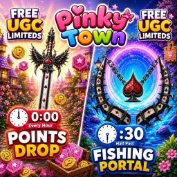 Thumbnail for 🎣 Pinky Town 🎣 UPD NEW UGC  NOW 🎁 Game