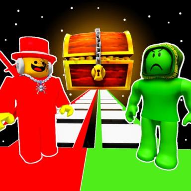 Thumbnail for SAMMY VS JANDEL GLASS BRIDGE! Game