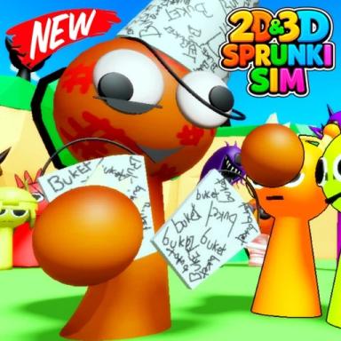 Thumbnail for 3D SPRUNKI SIM ✨ Sprunki Fans Game