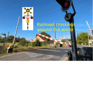 Railroad crossings around the world! (100k) icon