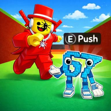 Thumbnail for Push For Brainrots! Game