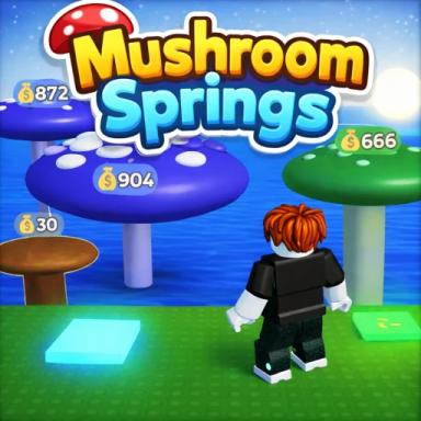 Thumbnail for Mushroom Springs 🍄 Build Your Bouncy OBBY! Game